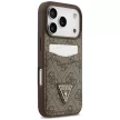 Guess 4G Double Card Triange iPhone 18 Pro / 17 Pro (GUHCP18LP4TPW) tok, barna