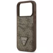 Guess 4G Double Card Triange iPhone 18 Pro / 17 Pro (GUHCP18LP4TPW) tok, barna