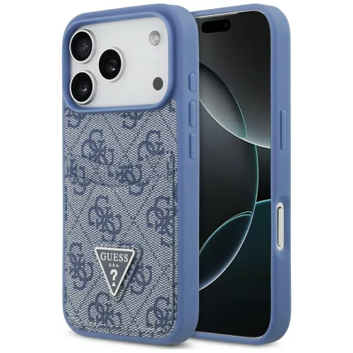 Guess 4G Double Card Triange iPhone 18 Pro / 17 Pro (GUHCP18LP4TPB) tok, kék