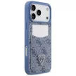 Guess 4G Double Card Triange iPhone 18 Pro Max / 17 Pro Max (GUHCP18XP4TPB) tok, kék
