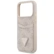 Guess 4G Double Card Triange iPhone 18 Pro / 17 Pro (GUHCP18LP4TPP) tok, rózsaszín