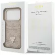 Guess 4G Double Card Triange iPhone 18 Pro / 17 Pro (GUHCP18LP4TPP) tok, rózsaszín