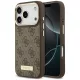 Guess 4G Logo Plate MagSafe iPhone 18 Pro / 17 Pro (GUHMP18LU4GPRW) tok, barna