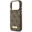 Guess 4G Logo Plate MagSafe iPhone 18 Pro / 17 Pro (GUHMP18LU4GPRW) tok, barna