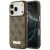 Guess 4G Logo Plate MagSafe iPhone 18 Pro Max / 17 Pro Max (GUHMP18XU4GPRW) tok, barna