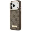 Guess 4G Logo Plate MagSafe iPhone 18 Pro Max / 17 Pro Max (GUHMP18XU4GPRW) tok, barna