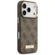 Guess 4G Logo Plate MagSafe iPhone 18 Pro Max / 17 Pro Max (GUHMP18XU4GPRW) tok, barna