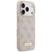 Guess 4G Logo Plate MagSafe iPhone 18 Pro / 17 Pro (GUHMP18LU4GPRP) tok, rózsaszín