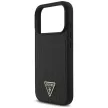 Guess Croco Triangle Logo MagSafe iPhone 18 Pro / 17 Pro (GUHMP18LPCRTHCK) tok, fekete