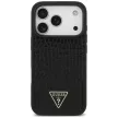 Guess Croco Triangle Logo MagSafe iPhone 18 Pro Max / 17 Pro Max (GUHMP18XPCRTHCK) tok, fekete