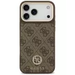 Guess 4G Strass Logo MagSafe iPhone 18 Pro Max / 17 Pro Max (GUHMP18XP4GRMDEW) tok, barna