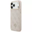 Guess 4G Strass Logo MagSafe iPhone 18 Pro Max / 17 Pro Max (GUHMP18XP4GRMDEP) tok, rózsaszín
