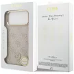 Guess 4G Strass Logo MagSafe iPhone 18 Pro Max / 17 Pro Max (GUHMP18XP4GRMDEP) tok, rózsaszín