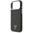 Guess 4G Triangle Logo MagSafe iPhone 18 Pro Max / 17 Pro Max (GUHMP18XP4TSRCMK) tok, fekete-ezüst