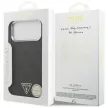 Guess 4G Triangle Logo MagSafe iPhone 18 Pro Max / 17 Pro Max (GUHMP18XP4TSRCMK) tok, fekete-ezüst