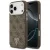 Guess 4G Triangle Logo MagSafe iPhone 18 Pro Max / 17 Pro Max (GUHMP18XP4TSRCMW) tok, barna-ezüst