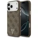Guess 4G Triangle Logo MagSafe iPhone 18 Pro Max / 17 Pro Max (GUHMP18XP4TSRCMW) tok, barna-ezüst