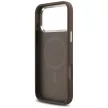 Guess 4G Triangle Logo MagSafe iPhone 18 Pro Max / 17 Pro Max (GUHMP18XP4TSRCMW) tok, barna-ezüst