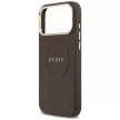 Guess Peony Hot Stamp MagSafe iPhone 18 Pro Max / 17 Pro Max (GUHMP18XPSAMSECW) tok, barna