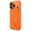 Guess Peony Hot Stamp MagSafe iPhone 18 Pro Max / 17 Pro Max (GUHMP18XPSAMSECO) tok, narancssárga