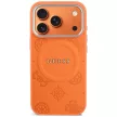 Guess Peony Hot Stamp MagSafe iPhone 18 Pro Max / 17 Pro Max (GUHMP18XPSAMSECO) tok, narancssárga