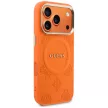 Guess Peony Hot Stamp MagSafe iPhone 18 Pro Max / 17 Pro Max (GUHMP18XPSAMSECO) tok, narancssárga