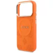 Guess Peony Hot Stamp MagSafe iPhone 18 Pro Max / 17 Pro Max (GUHMP18XPSAMSECO) tok, narancssárga