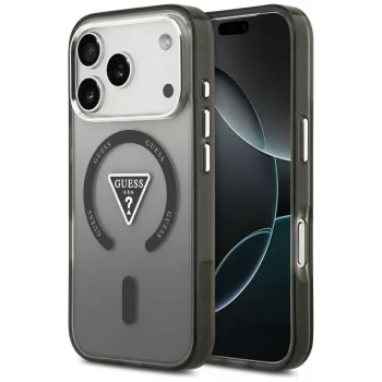   Guess IML Gradient Triangle Logo MagSafe iPhone 18 Pro Max / 17 Pro Max (GUHMP18XHGTMLCGK) tok, fekete