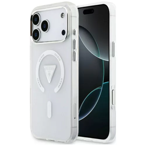 Guess IML Gradient Triangle Logo MagSafe iPhone 18 Pro Max / 17 Pro Max (GUHMP18XHGTMLCGT) tok, átlátszó