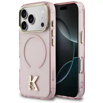   Karl Lagerfeld IML K Head iPhone 18 Pro Max / 17 Pro Max (KLHMP18X5HTMKHDP) tok, rózsaszín