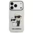 Karl Lagerfeld IML Nft Glitter Karl&Choupette iPhone 18 Pro Max / 17 Pro Max (KLHCP18XHNKCTGT) tok, átlátszó