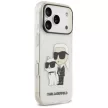 Karl Lagerfeld IML Nft Glitter Karl&Choupette iPhone 18 Pro Max / 17 Pro Max (KLHCP18XHNKCTGT) tok, átlátszó