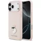 Karl Lagerfeld Silicone Choupette Metal Pin iPhone 18 Pro Max / 17 Pro Max (KLHCP18XSMHCNPP) tok, rózsaszín