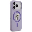Karl Lagerfeld Silicone Karl&Choupette Ring MagSafe iPhone 18 Pro / 17 Pro (KLHMP18LSCMKCRHU) tok, lila