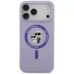 Karl Lagerfeld Silicone Karl&Choupette Ring MagSafe iPhone 18 Pro Max / 17 Pro Max (KLHMP18XSCMKCRHU) tok, lila