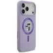 Karl Lagerfeld Silicone Karl&Choupette Ring MagSafe iPhone 18 Pro Max / 17 Pro Max (KLHMP18XSCMKCRHU) tok, lila