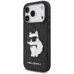 Karl Lagerfeld Saffiano Mono Patch Choupette iPhone 18 Pro / 17 Pro (KLHCP18LSAKHPCK) tok, fekete