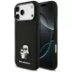 Karl Lagerfeld Silicone Karl&Choupette Metal Pin iPhone 18 Pro Max / 17 Pro Max (KLHCP18XSMHKCNPK) tok, fekete