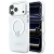 Guess Metal Outline MagSafe iPhone 18 Pro Max / 17 Pro Max (GUHMP18XHTRMS) tok, ezüst