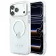 Guess Metal Outline MagSafe iPhone 18 Pro Max / 17 Pro Max (GUHMP18XHTRMS) tok, ezüst