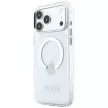 Guess Metal Outline MagSafe iPhone 18 Pro Max / 17 Pro Max (GUHMP18XHTRMS) tok, ezüst
