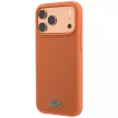 Lacoste Petit Pique Lacquer Logo MagSafe iPhone 18 Pro / 17 Pro (LCHMP18LPLAO) tok, narancssárga