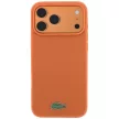 Lacoste Petit Pique Lacquer Logo MagSafe iPhone 18 Pro Max / 17 Pro Max (LCHMP18XPLAO) tok, narancssárga