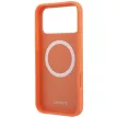 Lacoste Petit Pique Lacquer Logo MagSafe iPhone 18 Pro Max / 17 Pro Max (LCHMP18XPLAO) tok, narancssárga