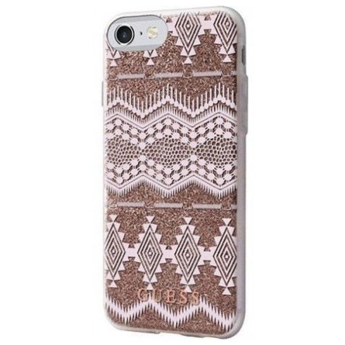 Guess GUHCP7TGTA iPhone 7/8/SE 2020 / SE 2022 Aztec Tribal 3D tok, bézs
