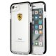 Ferrari Hardcase FEGLHCP7BK iPhone 7/8 SE 2020 / SE 2022 Shockproof tok, átlátszó-fekete