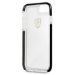 Ferrari Hardcase FEGLHCP7BK iPhone 7/8 SE 2020 / SE 2022 Shockproof tok, átlátszó-fekete