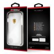 Ferrari Hardcase FEGLHCP7BK iPhone 7/8 SE 2020 / SE 2022 Shockproof tok, átlátszó-fekete