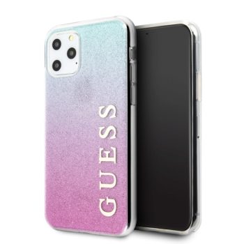   Guess GUHCN58PCUGLPBL iPhone 11 Pro Glitter Gradient tok, rózsaszín-kék