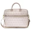 Guess laptop táska GUCB15QLPK 15" Quilted, rózsaszín